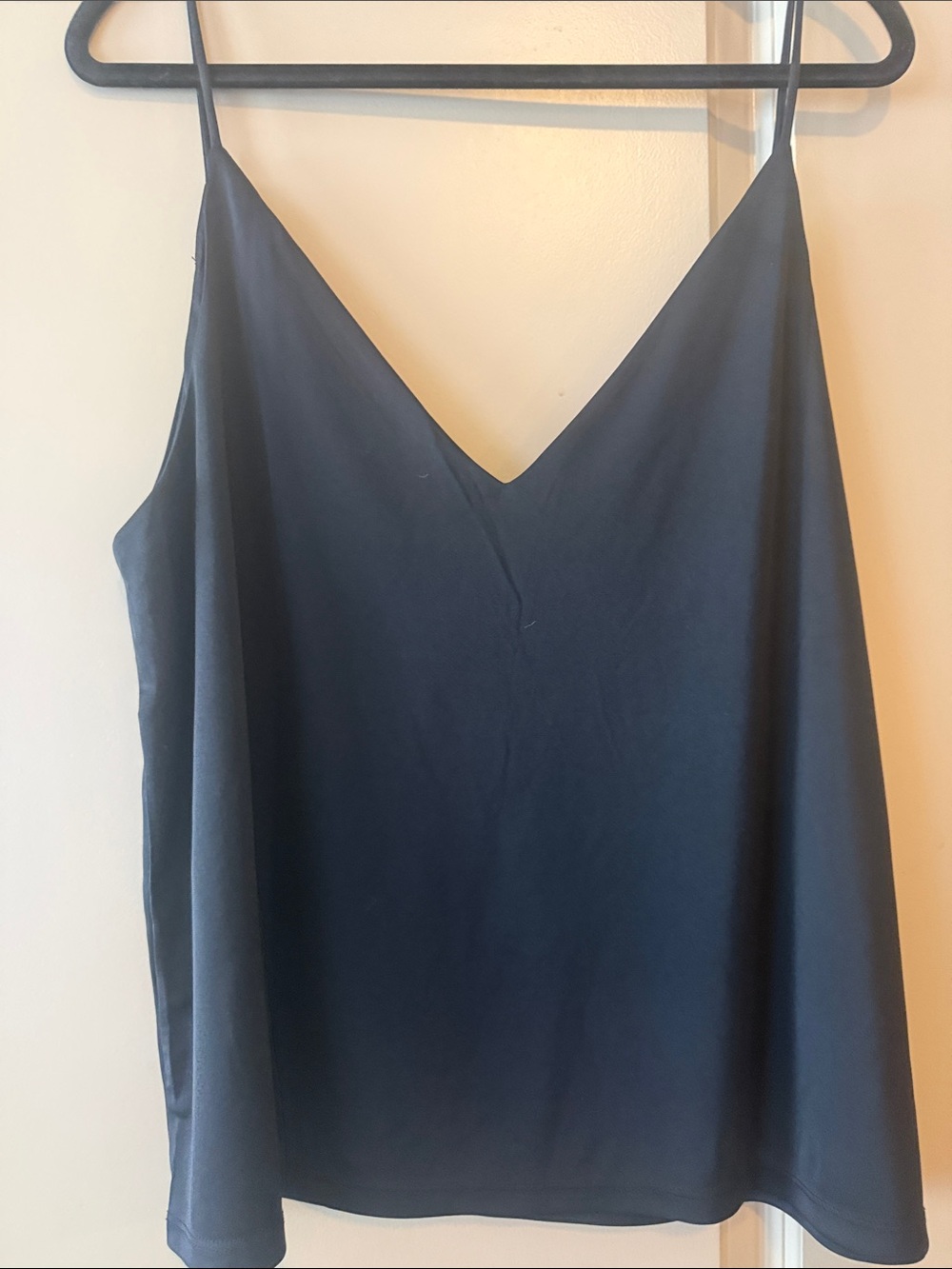 H&M Navy Blue V-Neck Spaghetti Strap Camisole - Picture 4 of 4